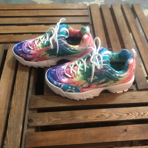 Fila Tie Dye Chunky Shoes 7 - Picture 2 of 6